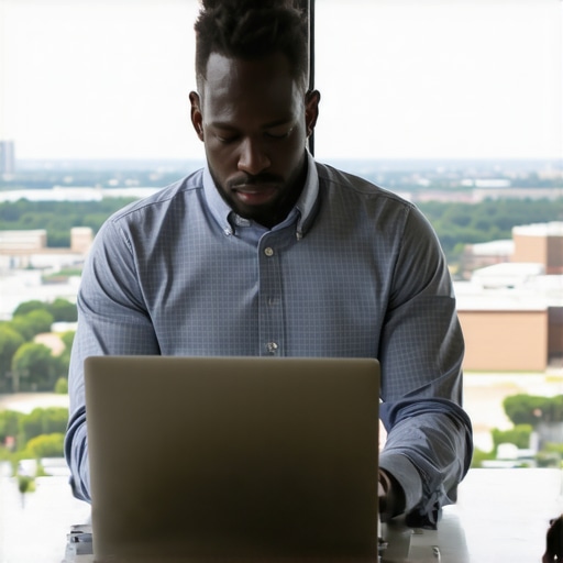 Deep Local SEO Strategies for Baton Rouge SEO professional analyzing local SEO data with Baton Rouge city view