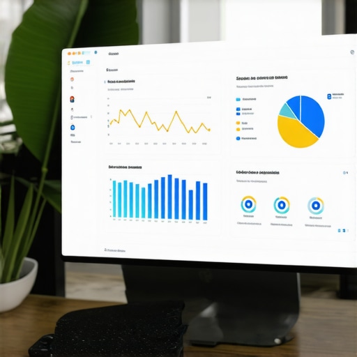 A computer screen displaying local SEO analytics, citation audits, and Google My Business insights.