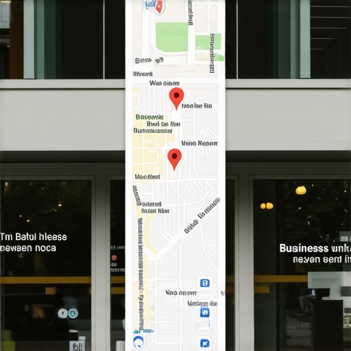 Optimized Baton Rouge Business Profile A Baton Rouge storefront with an overlay of Google Maps rankings