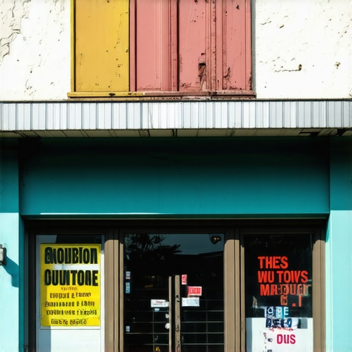 A bustling Baton Rouge storefront with prominent local signage and business branding.