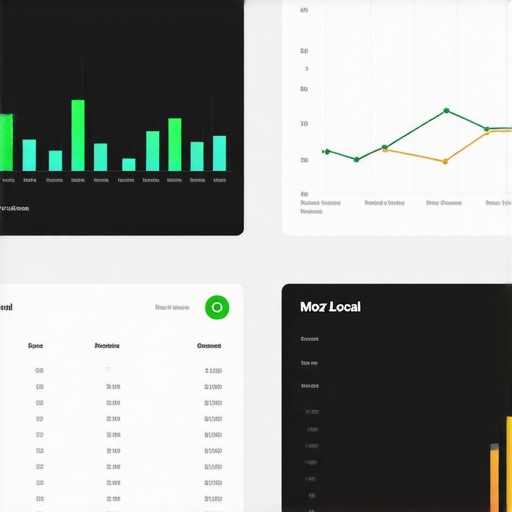 Dashboard screenshots of BrightLocal and Moz Local used for local SEO tracking