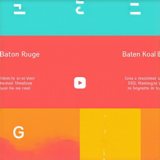 Infographic illustrating steps to improve Baton Rouge Google Maps rankings.