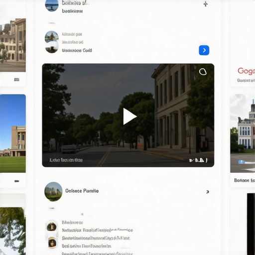 Business owner optimizing GMB videos with Baton Rouge landmarks