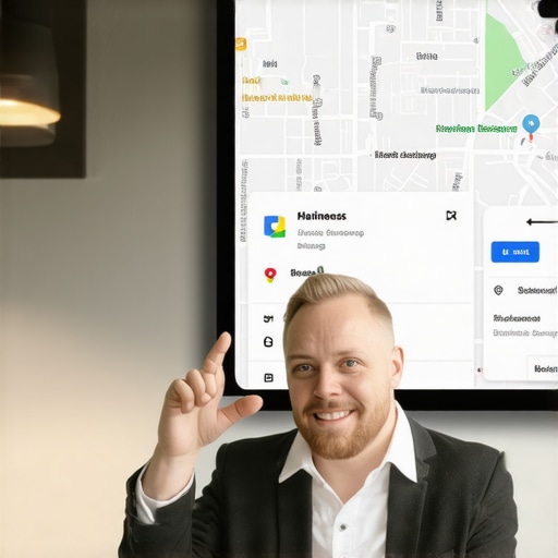 Business owner working on Google My Business profile optimization in Baton Rouge Louisiana