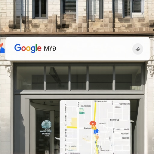 A Baton Rouge business storefront with Google Maps integration