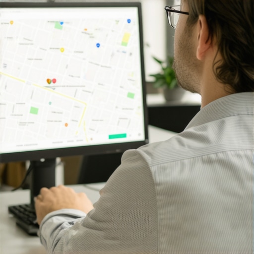 Local Business Analytics in Baton Rouge Business owner reviewing Google Maps rankings and local SEO data in Baton Rouge.